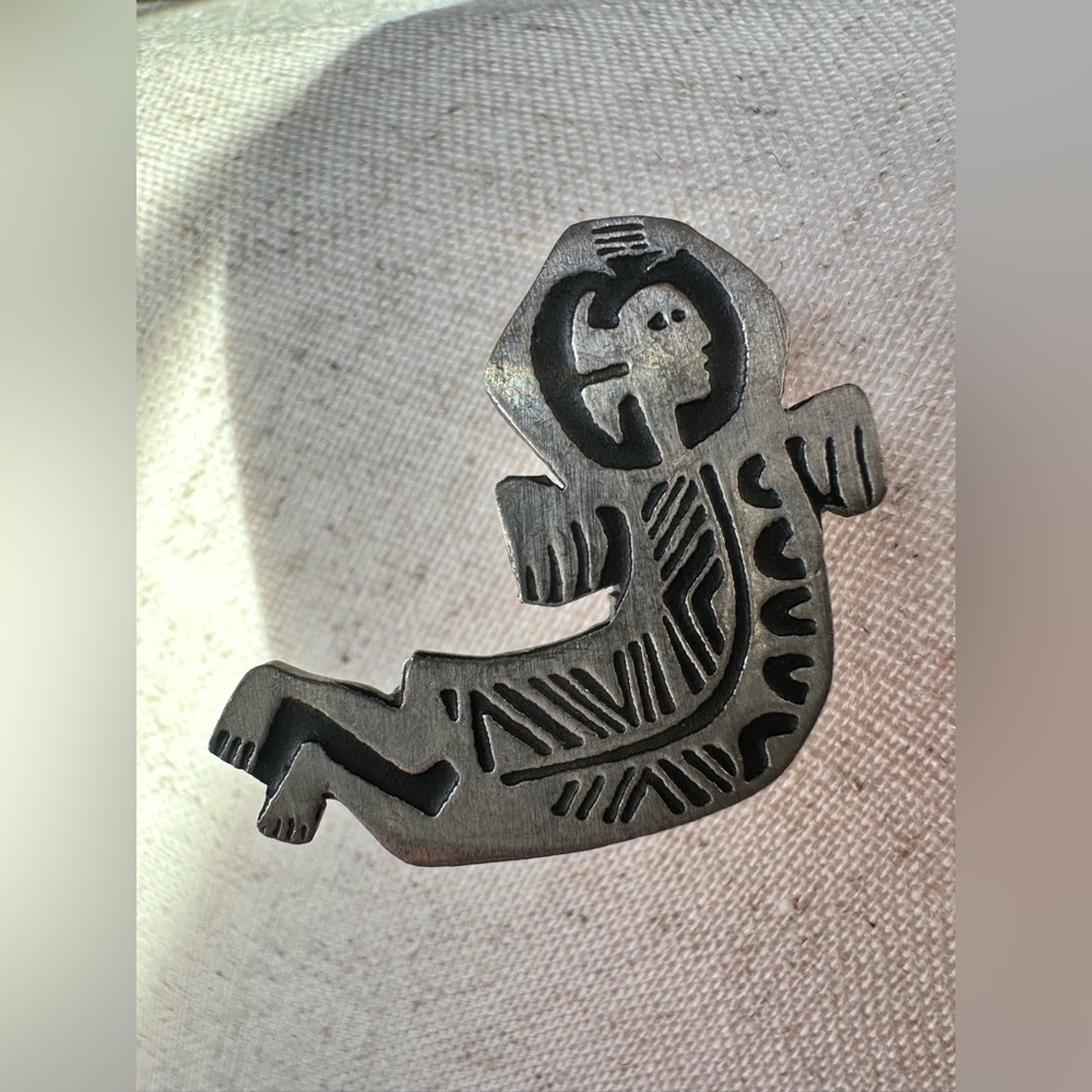 Vintage Urban Fetishes Modernist Pin Brooch